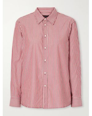 Nili Lotan Raphael Cotton-Poplin Shirt - Pink