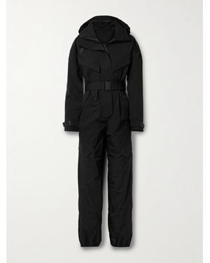 CORDOVA Apex Hooded Belted Ski Suit - Black