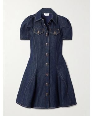 McQueen Mini-Jeanskleid - Blau