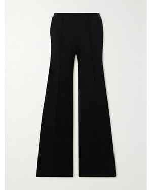 SPRWMN Ultra Flare Stretch-Knit Flared Leggings - Black