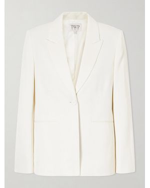Twp Satin Blazer - Natural