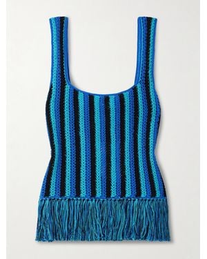 Escvdo Misti Tanktop Aus Baumwolle - Blau