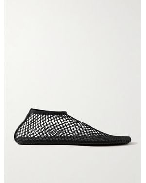 Christopher Esber Mesh Ballet Flats - White