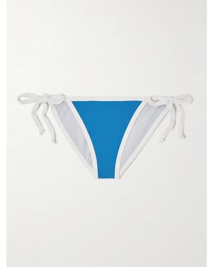 Marysia Swim Porto Zweifarbiges Bikini-Höschen - Blau