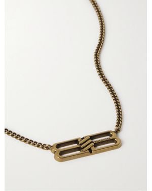 Balenciaga License Goldfarbene Kette - Natur
