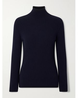 Fusalp Ancelle Ribbed-Knit Turtleneck Sweater - Blue