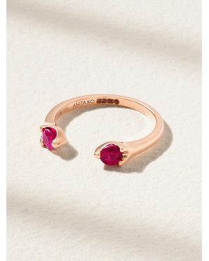 Anita Ko 18-Karat Rose Ruby Ring - Pink