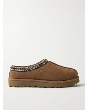 UGG Tasman Slippers Aus Shearling Mit Stickereien - Braun