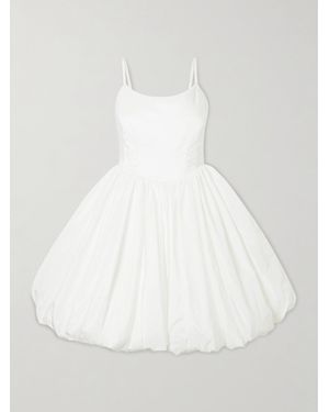 Halfpenny London May Minikleid Aus Taft Mit Raffungen - Weiß