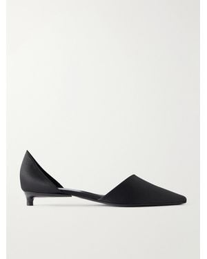 Jude Pirrie Satin Court Shoes - Black