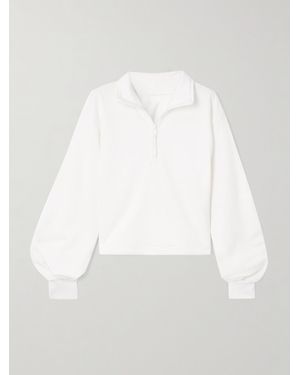 lululemon Cotton-Terry Half-Zip Sweatshirt - White
