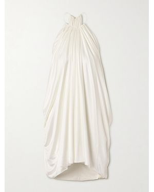 Tom Ford Draped Jersey Halterneck Mini Dress - White