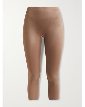 Spanx Shape Invisible Capri Leggings - Brown