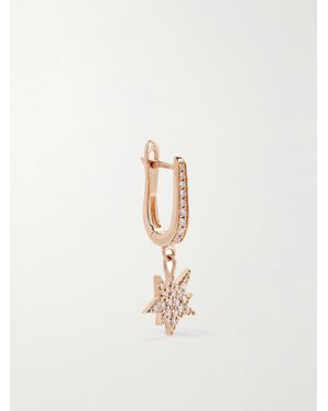 Diane Kordas Einzelner Ohrring Aus 18 Karat Roségold Mit Diamanten - Natur