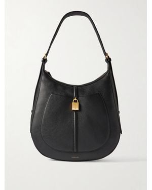 DeMellier London Sac Porté Épaule En Cuir Texturé À Ornement The Siena - Noir