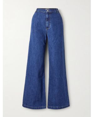 Twp Jean Large Taille Haute - Bleu