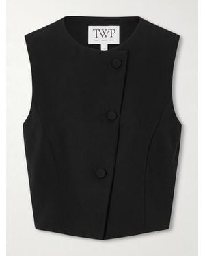 Twp Perry Wool Vest - Black