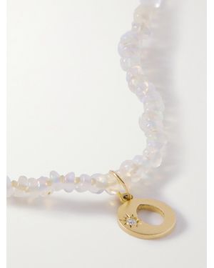 Andrea Fohrman Kette Aus 14 Karat Mit Opalen Und Diamant - Weiß