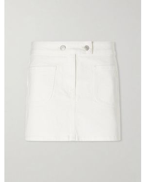 Courreges Denim Mini Skirt - White