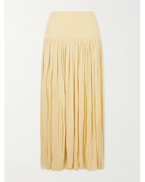 TOTEME Jersey Midi Skirt - Metallic