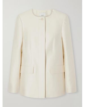 JOSEPH Myra Woven Blazer - Natural