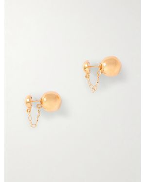 Jil Sander Sphere-Tone Earrings - Metallic