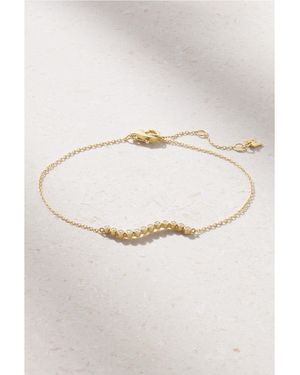 Mateo Wave 14-karat Gold Diamond Bracelet - Natural