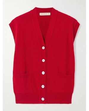 &Daughter Wexford Wool Vest - Red