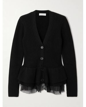 Nina Ricci Cardigan Aus Wolle - Schwarz