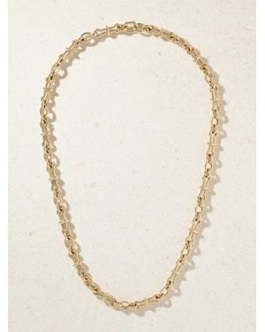 David Webb Barbell 18-Karat Chain Necklace - Natural