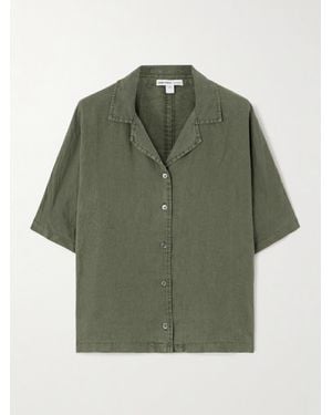 James Perse Linen Shirt - Green