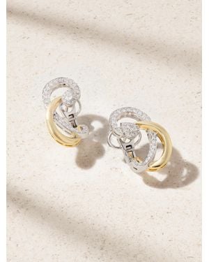 YEPREM 18-Karat And Diamond Earrings - Natural