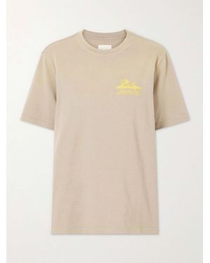 Aimé Leon Dore Printed Cotton T-Shirt - Natural