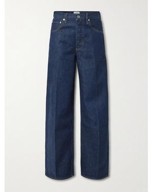 Citizens of Humanity Ayla Baggy Mid-Rise Wide-Leg Jeans - Blue