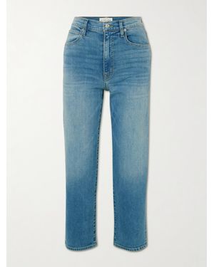 SLVRLAKE Denim London Verkürzte, Hoch Sitzende Jeans Mit Geradem Bein - Blau