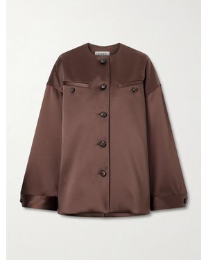 Rohe Recycled-Satin Jacket - Brown