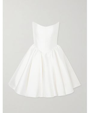 Halfpenny London Juno Trägerloses Minikleid Aus Mikado - Weiß