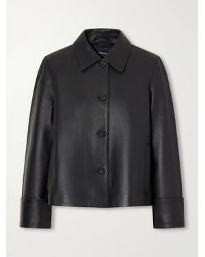 Theory Leather Jacket - Black