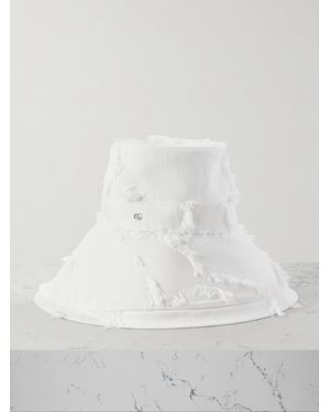 Gucci Chapeau En Jacquard Effilé W La Vida - Blanc