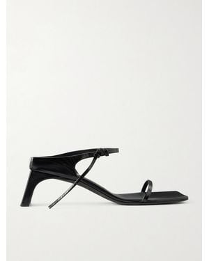 Calvin Klein Tilda Leather Sandals - Black