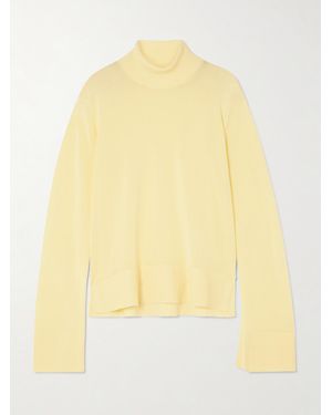 TOTEME Rollkragenpullover Aus Einer Lyocell-Mischung - Gelb