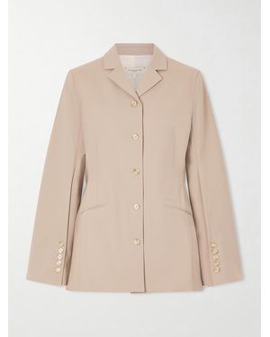 Kallmeyer Benny Blazer Aus Grain De Poudre Aus Einer Wollmischung - Natur