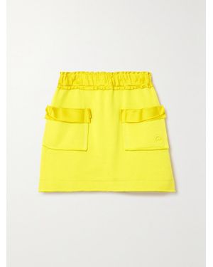 AZ FACTORY Free To Organic Cotton And Seacell-Blend Mini Skirt - Yellow