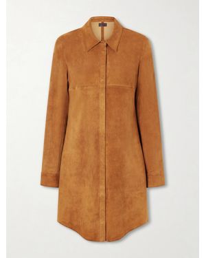 Stouls Geraldine Suede Dress - Brown