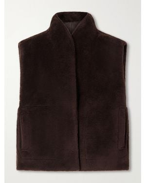 Sea Annie Reversible Wool Vest - Black