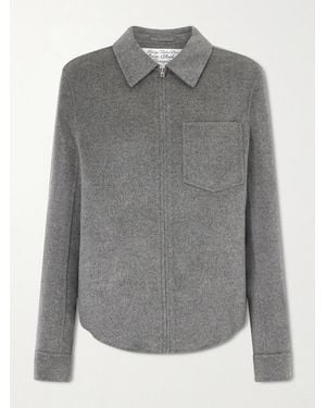 Acne Studios Oble Wool And Cashmere-Blend Felt Jacket - Gray