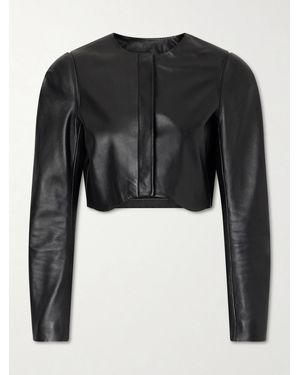 Alaïa Leather Biker Jacket - Black
