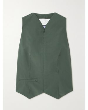 Conner Ives Recycled-Cotton Vest - Green