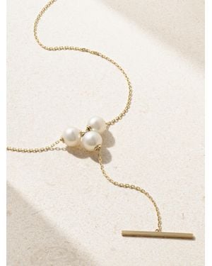 Mizuki 14-Karat Pearl Necklace - Natural
