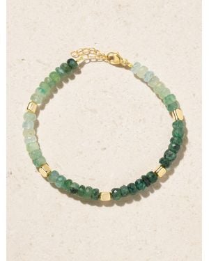 JIA JIA Jumbo 14-Karat Emerald Bracelet - Metallic